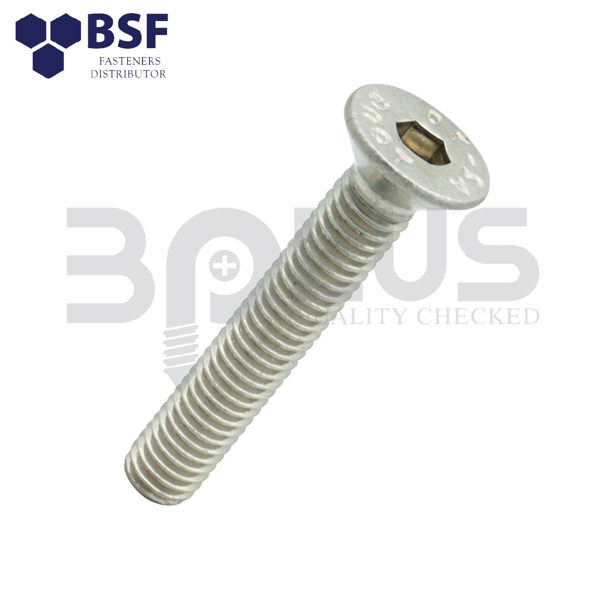 สกรูหัวจมเตเปอร์สแตนเลส M12 x 80