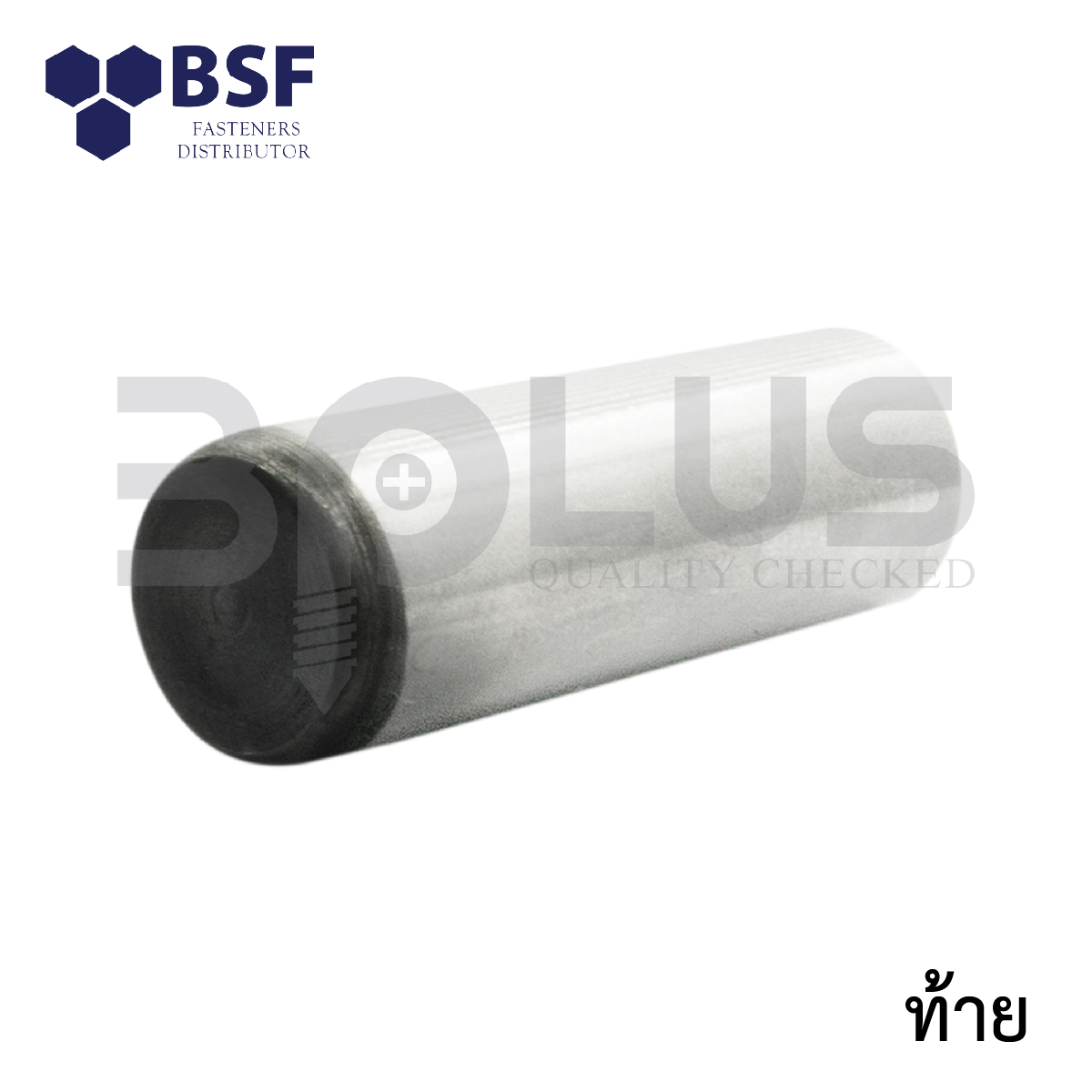 โดเวลพินแบบรูเกลียว M16 x 60 (เกลียว M8-1.25)