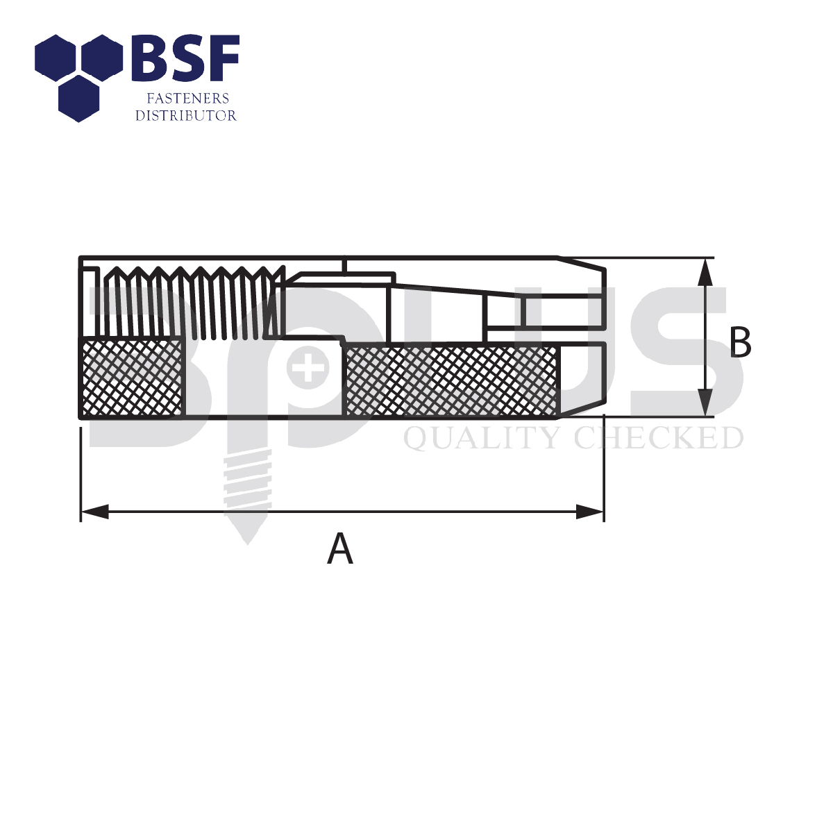 Sanko พุ๊กดร็อปอิน รุ่นCT-1660 (M16 x 60 mm.)
