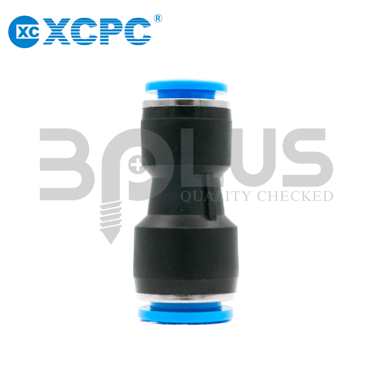 XCPC เสียบสายลม สองทางตรง (ลด) XPG 12-10