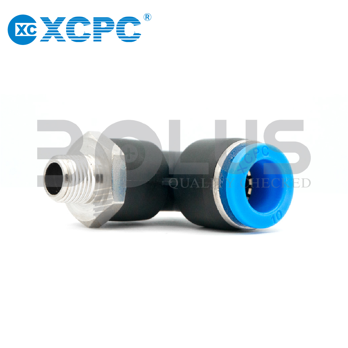 XCPC เสียบสายลมงอ เกลียวนอก XPL 10-04
