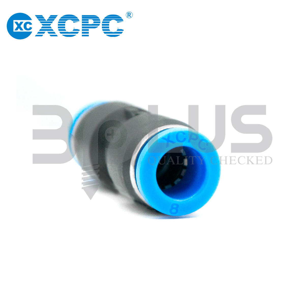 XCPC เสียบสายลม สองทางตรง XPU 16