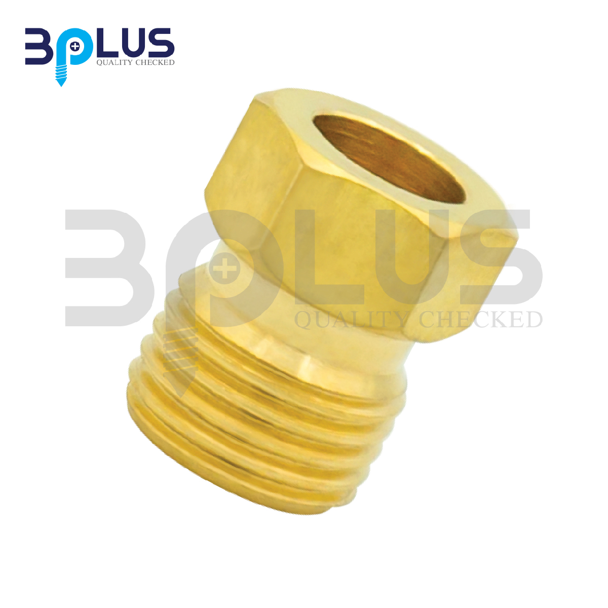 B-Plus หัวต่อแป๊ป 4mm