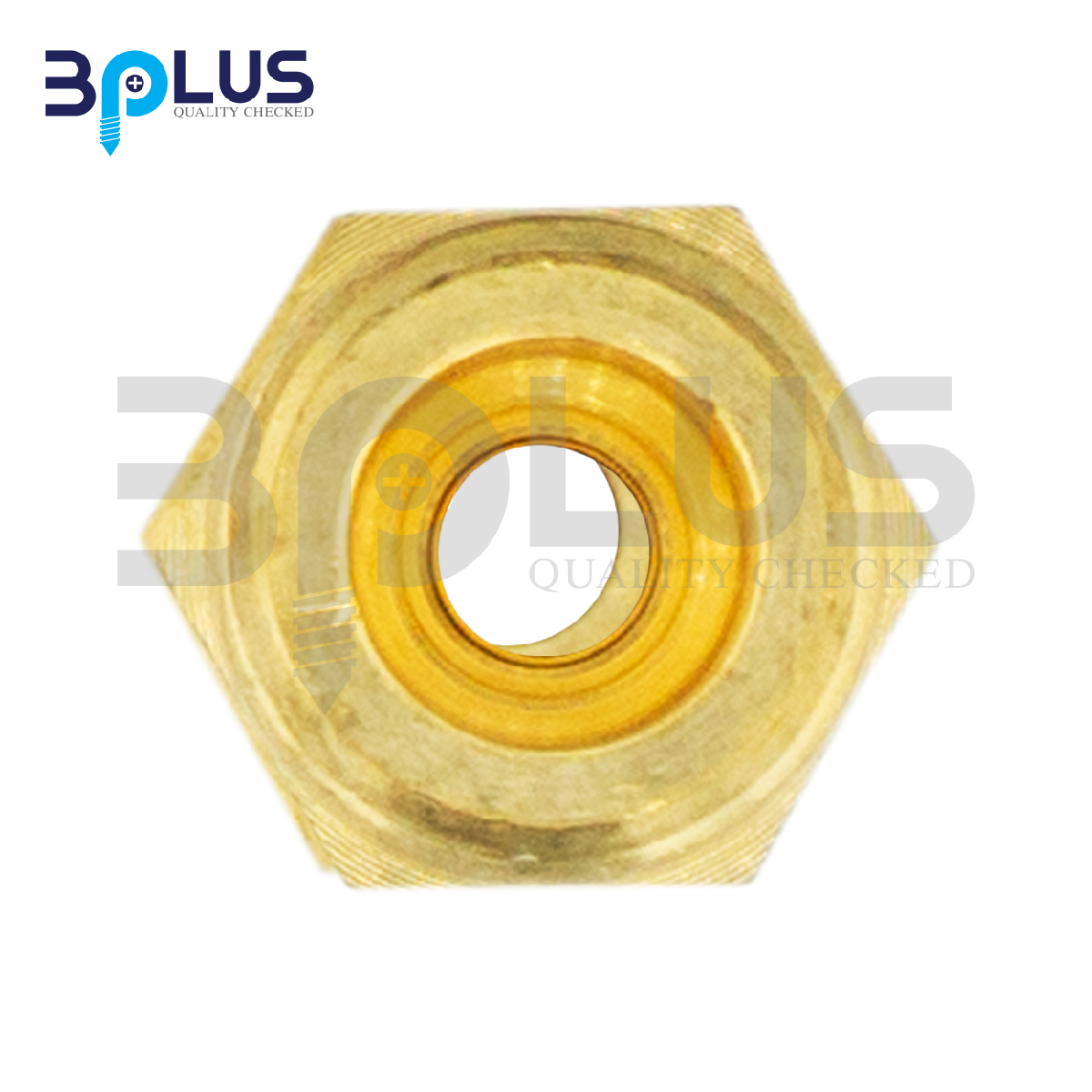 B-Plus สวมสายยางเกลียวนอก 1/2