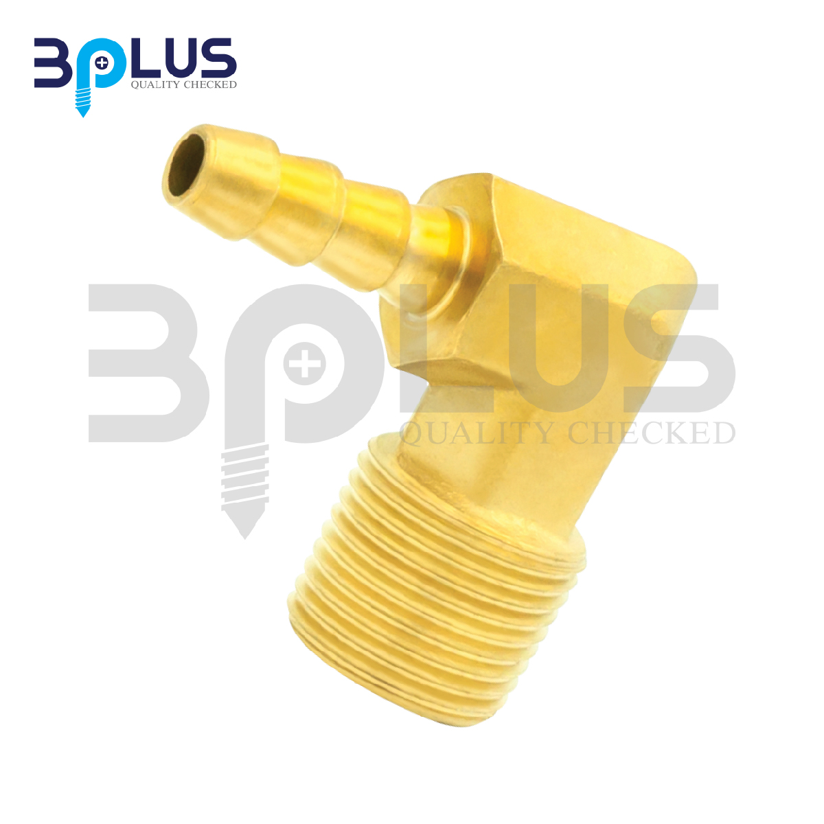 B-Plus ข้องอสวมสายยาง 1/4