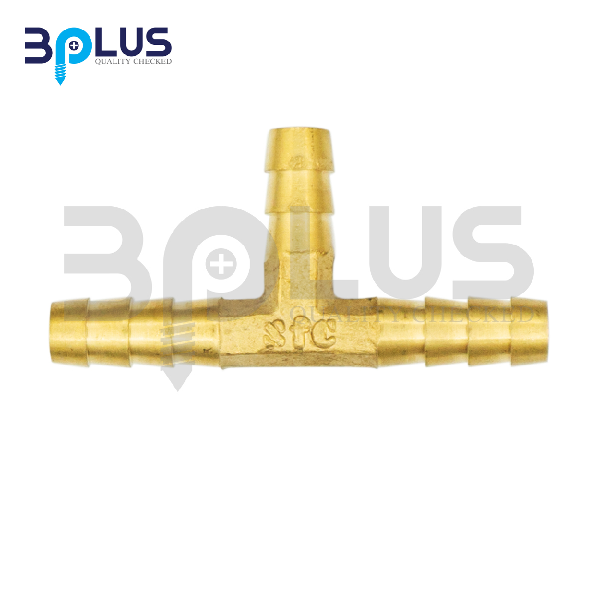 B-Plus สวมสายยางสามทาง 1/4