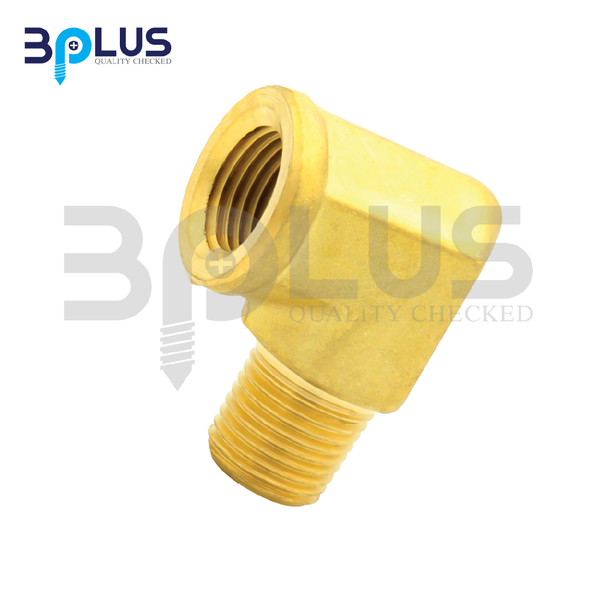B-Plus ข้องอในนอก 1/8