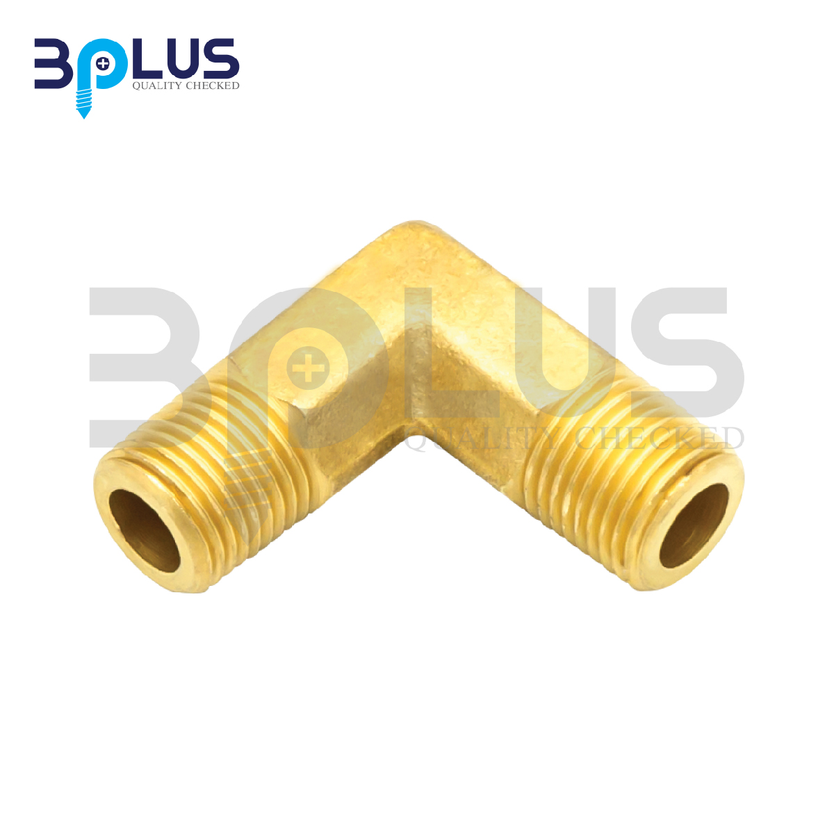 B-Plus ข้องอเกลียวนอก1/8