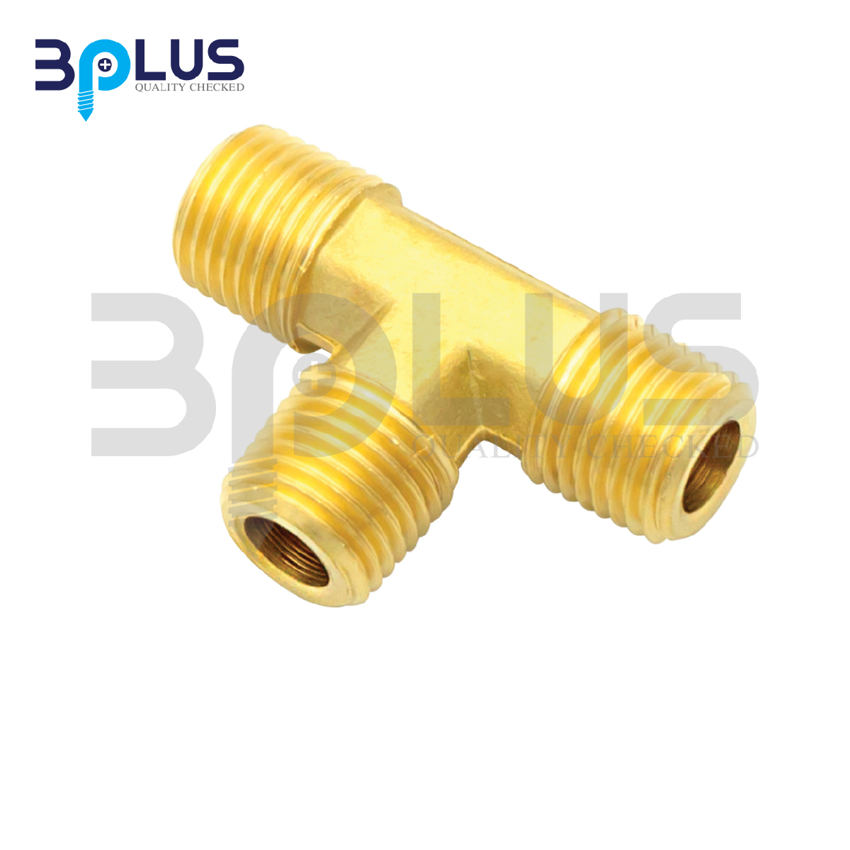B-Plus สามทางเกลียวนอก 1/8