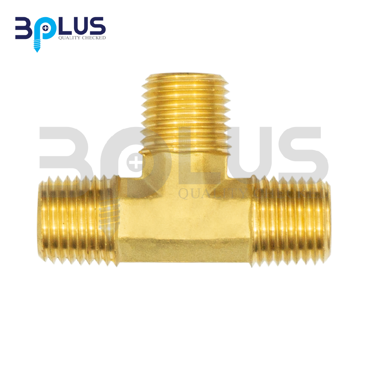 B-Plus สามทางเกลียวนอก 1/8