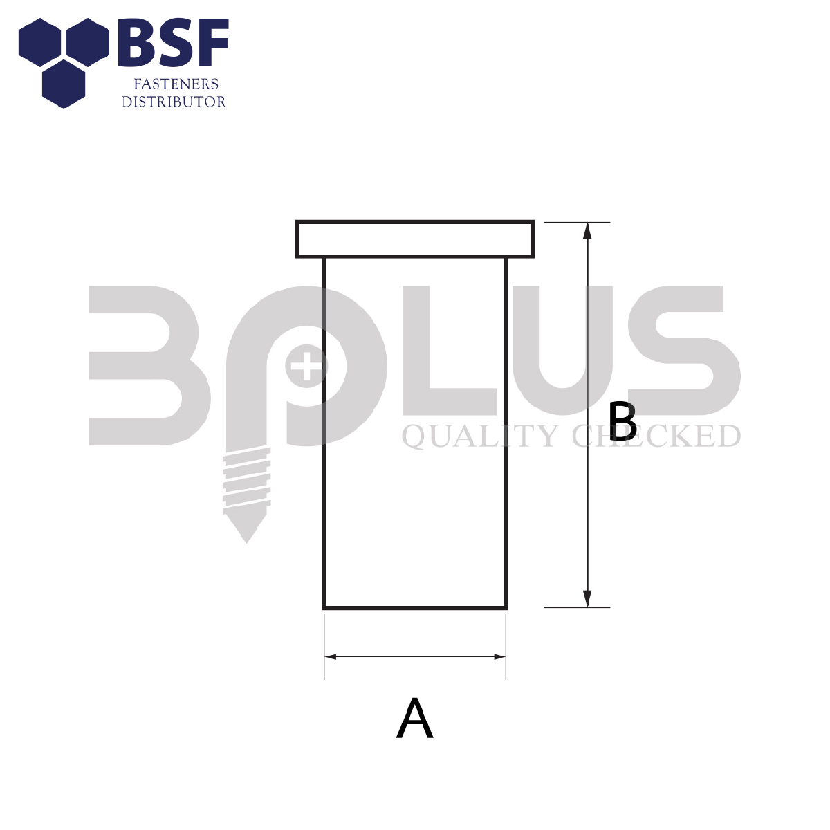 B-Plus ปลอกลูกปืน 1/2