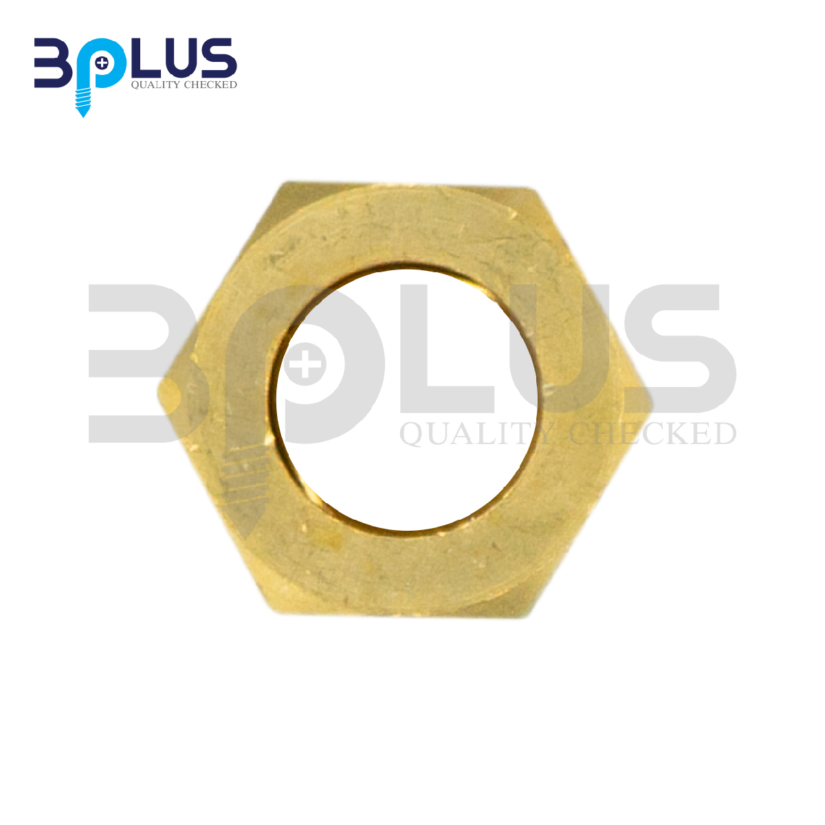 B-Plus ต่อตรงตาไก่เกลียวนอก 1/2