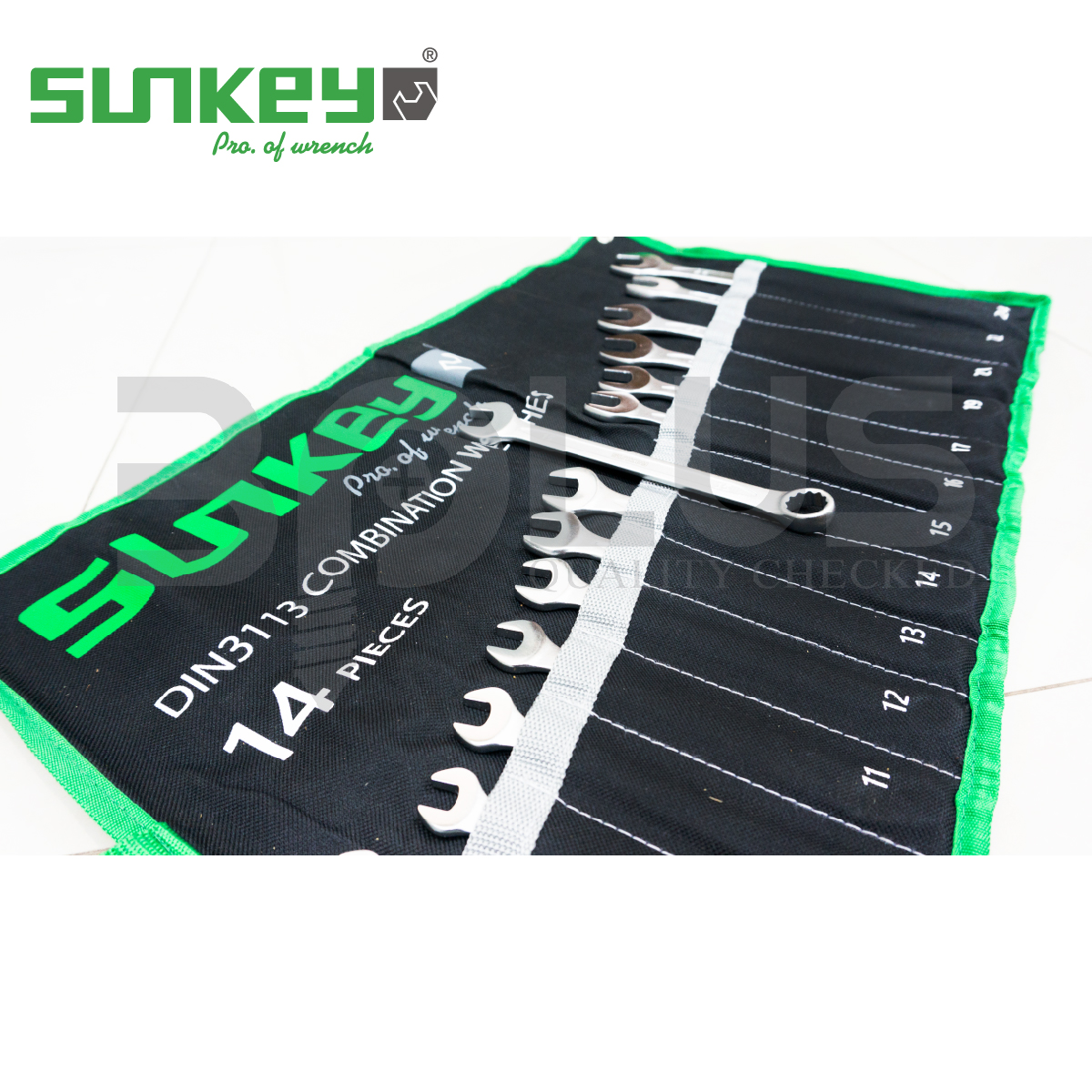 Sunkey ประแจแหวนข้าง-ปากตาย ขนาด 23 มม.