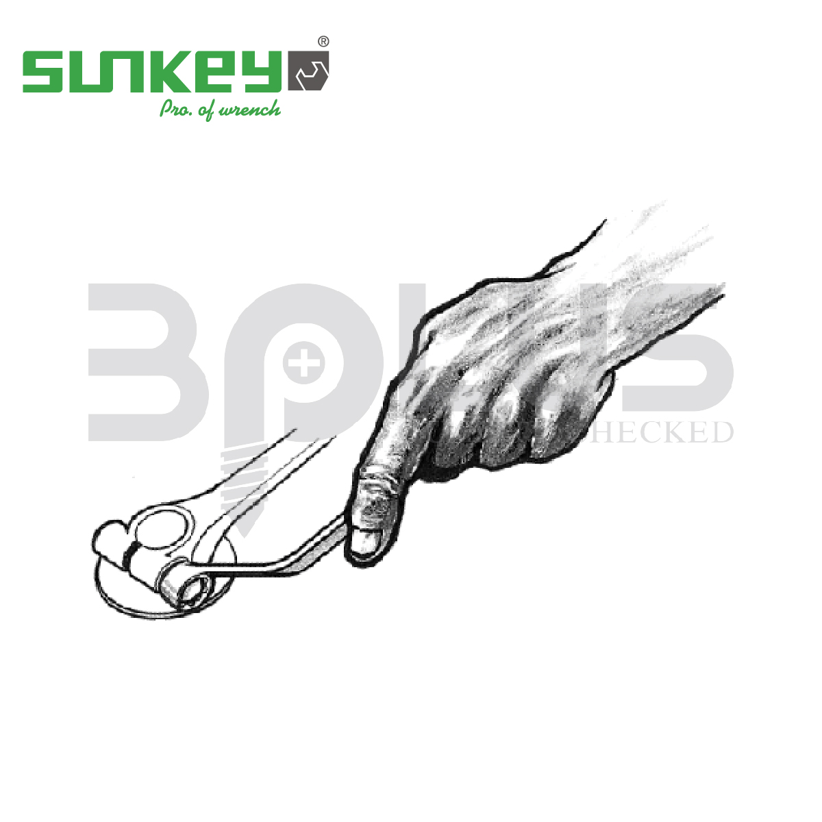 Sunkey ประแจแหวน 75 องศาชุด 12 ชิ้น (6 - 32 มม.)