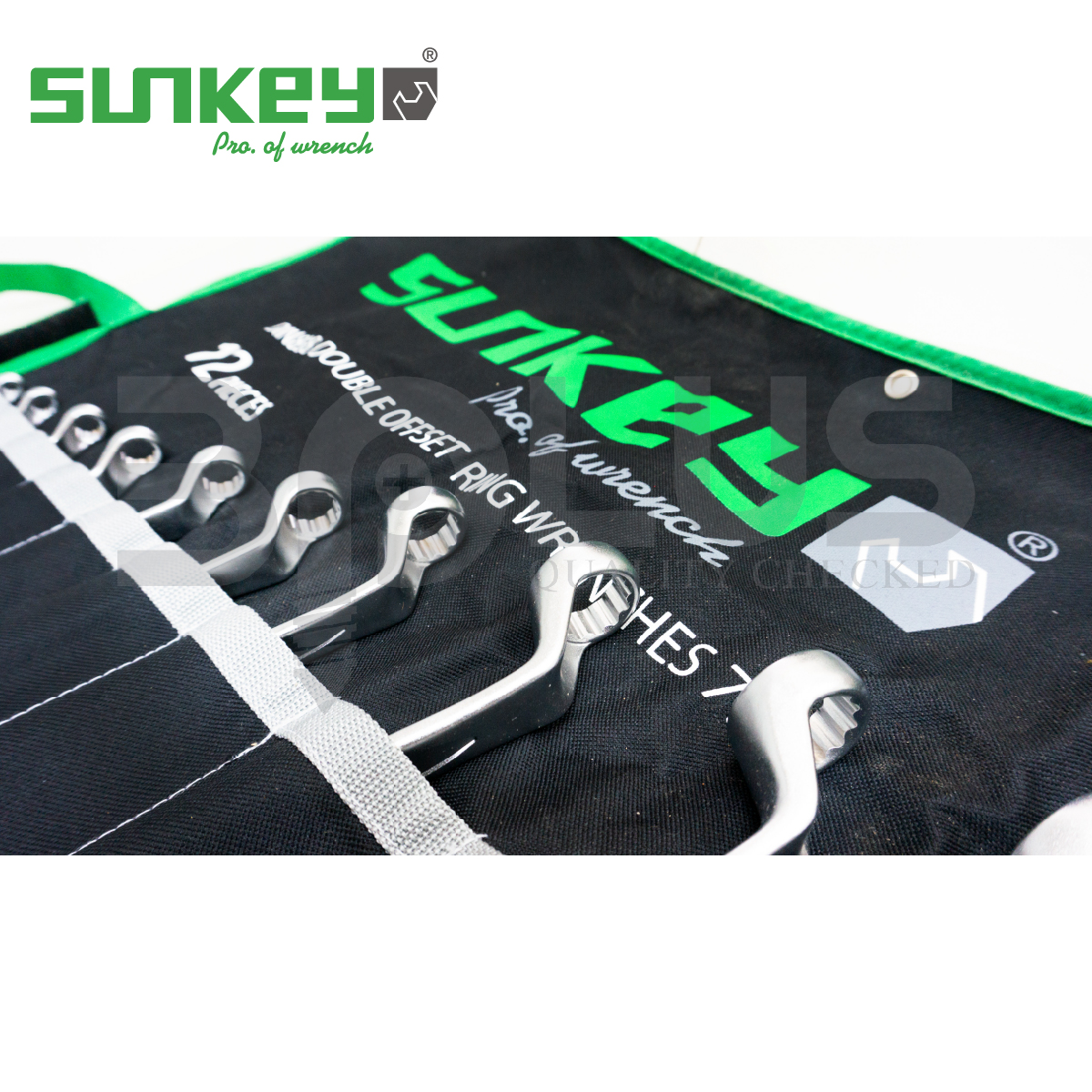 Sunkey ประแจแหวน 75 องศาชุด 12 ชิ้น (6 - 32 มม.)